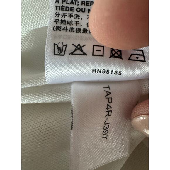 Lafayette 148 New York Ivory Tank Shell Double Layered Medium EUC - Picture 8 of 9